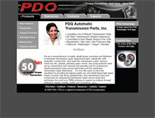 Tablet Screenshot of pdqparts.com